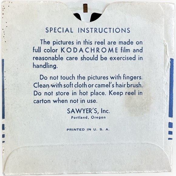 🎈2/$20 - VIEW-MASTER 30 GRAND CANYON NAT PARK. Bright Angel Trail, AZ, USA - Picture 3 of 3